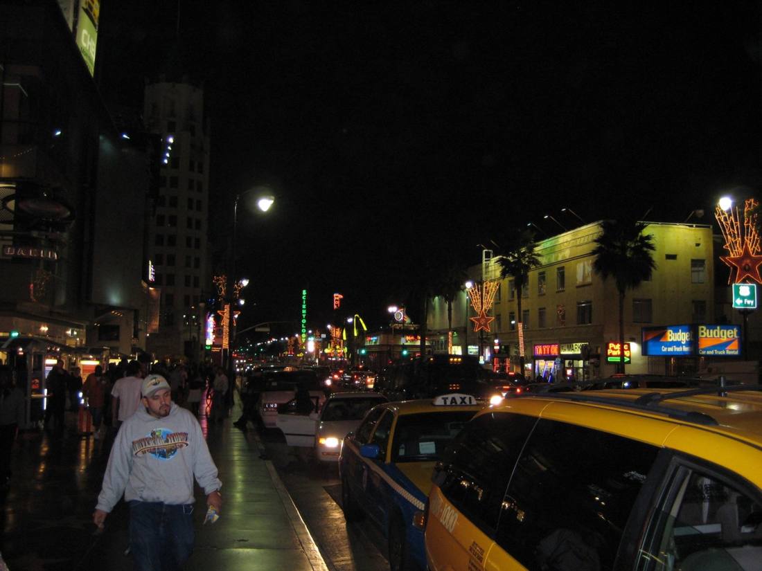 Los Angeles after dark